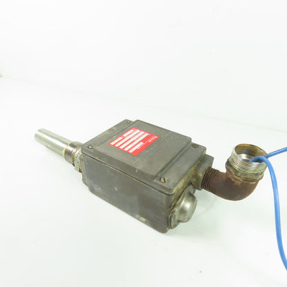 Barksdale MI 1-0288 ML1H-H203-WS Temperature Switch Probe 24°C to 93°C 480VAC