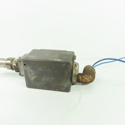 Barksdale MI 1-0288 ML1H-H203-WS Temperature Switch Probe 24°C to 93°C 480VAC