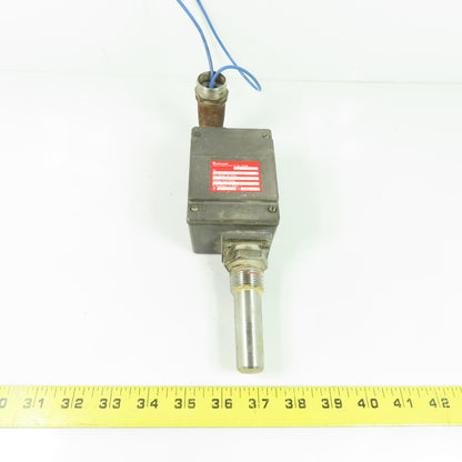 Barksdale MI 1-0288 ML1H-H203-WS Temperature Switch Probe 24°C to 93°C 480VAC