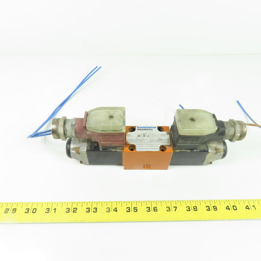 Mannesmann Rexroth 4WE 6 H53/A G24NK4 Dual Solenoid Hydraulic Valve 24V DC
