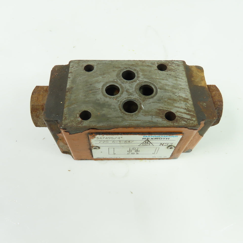 Mannesmann Rexroth Z2S 6-1-64/ Hydraulic Check Valve Modular Stacking