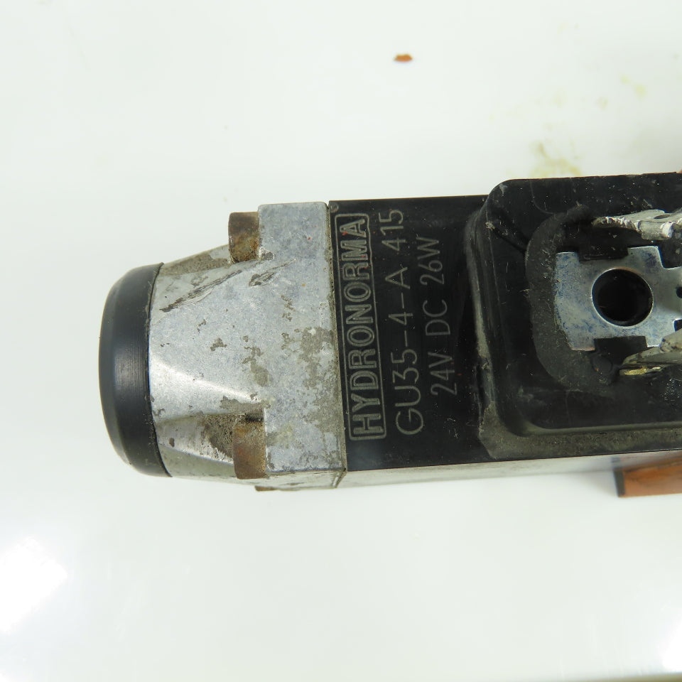 Mannesmann Rexroth 4WE 6 W53/A Dual Solenoid Hydraulic Valve 24VDC (Broken Plug)