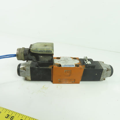 Mannesmann Rexroth 4WE 6 W53/A Dual Solenoid Hydraulic Valve 24VDC (Broken Plug)