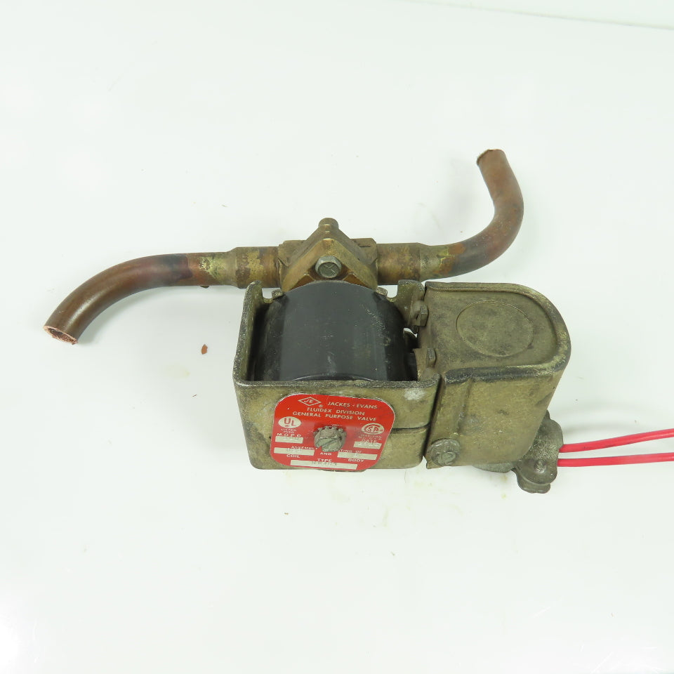 Jackes-Evans Fluidex Division RB3S4 Refrigerant Solenoid Valve 120V 300 MOPD