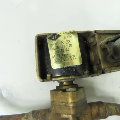 Jackes-Evans Fluidex Division RB3S4 Refrigerant Solenoid Valve 120V 300 MOPD