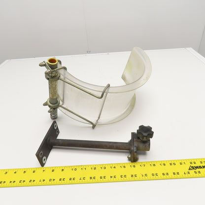 Lexan Lathe Chip Guard 10" Chuck 6" Wide W/ Mount