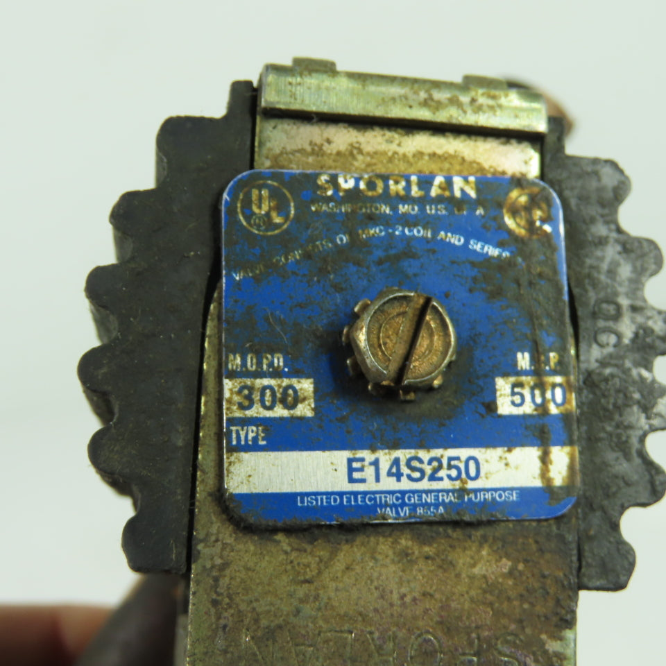 Sporlan E14S250 Refrigerant Solenoid Valve  300 MOPD 120V Coil