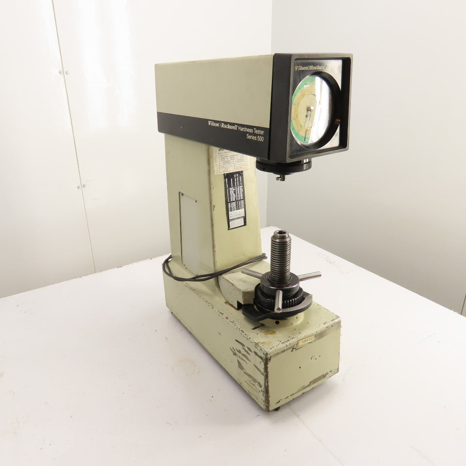 Wilson Rockwell Series 500 B503 T Benchtop Hardness Tester 120V 6.93" Throat