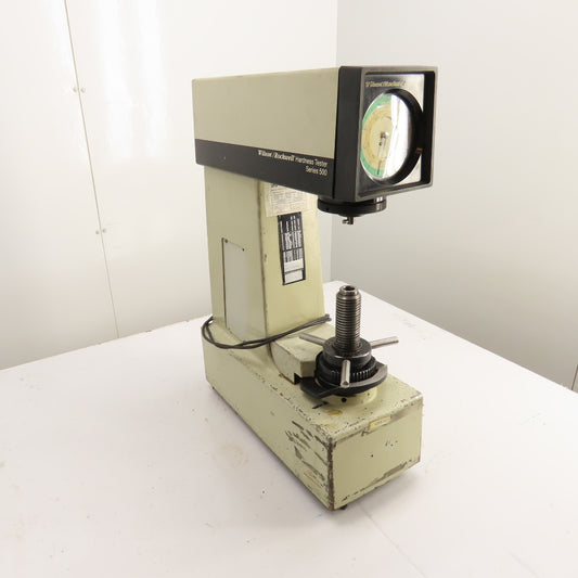 Wilson Rockwell Series 500 B503 T Benchtop Hardness Tester 120V 6.93" Throat
