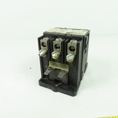 Square D 90965-3 8910 DPA33S23 30A 3 Pole Motor Contactor 120V Coil