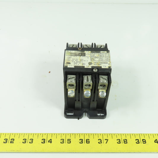 Square D 90965-3 8910 DPA33S23 30A 3 Pole Motor Contactor 120V Coil