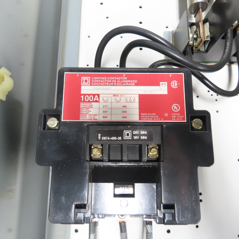 Square D Schneider 8903 SQA61V02 100A Disconnect/Lighting Contactor NEMA 12/3R