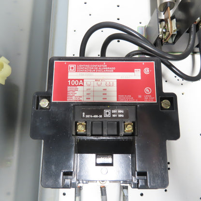 Square D Schneider 8903 SQA61V02 100A Disconnect/Lighting Contactor NEMA 12/3R