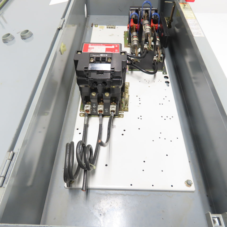 Square D Schneider 8903 SQA61V02 100A Disconnect/Lighting Contactor NEMA 12/3R
