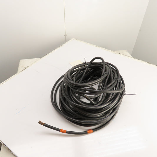 2/0 AWG THW/MTW Electrical Wire Cable 600V Black 90' Long
