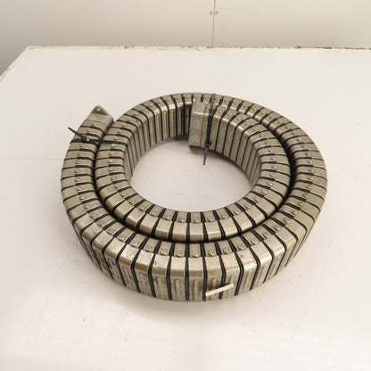 Kabelschlepp Enclosed Stainless Steel Cable Carrier Chain 6' L x 2.9" x 1.5" ID