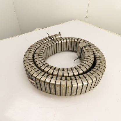 Kabelschlepp Enclosed Stainless Steel Cable Carrier Chain 6' L x 2.9" x 1.5" ID