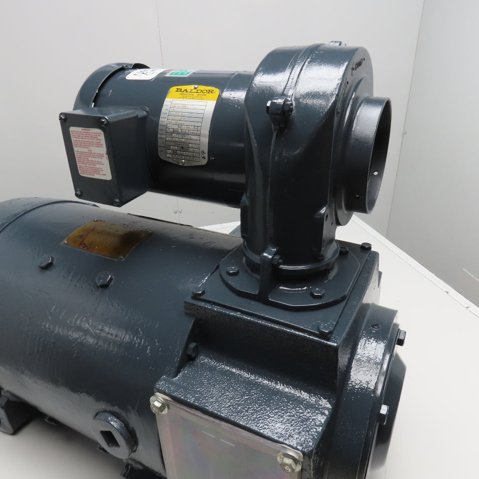 General Electric CD288AT 30Hp 240V Stab Wound DC Motor 1750RPM W/ Cooling
