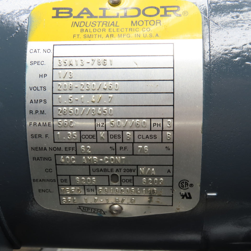 General Electric CD288AT 30Hp 240V Stab Wound DC Motor 1750RPM W/ Cooling