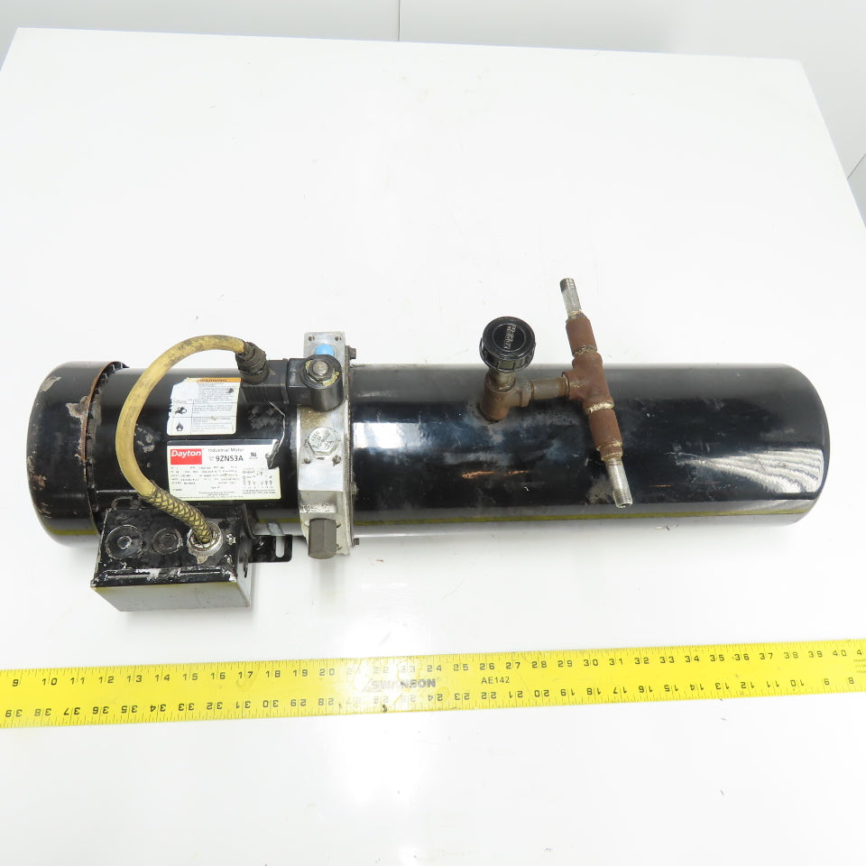 Dayton 9ZN53A Hydraulic Power Unit 1 HP 3 PH 230/460V Compact HPU