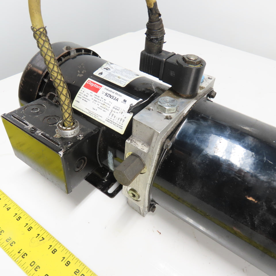 Dayton 9ZN53A Hydraulic Power Unit 1 HP 3 PH 230/460V Compact HPU