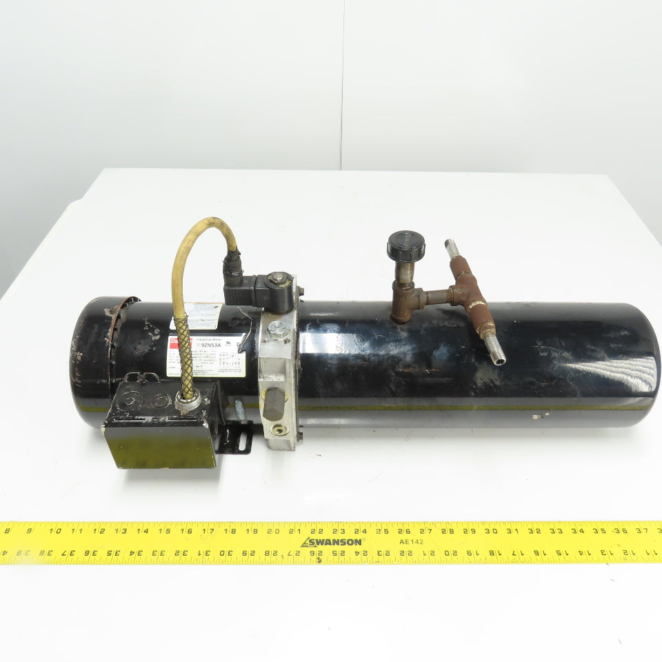Dayton 9ZN53A Hydraulic Power Unit 1 HP 3 PH 230/460V Compact HPU