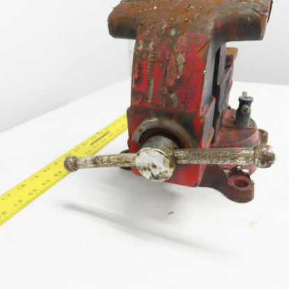 Wilton 656 Heavy Duty Bench Vise Swivel Base Made in USA 6" Jaw x 6" Open