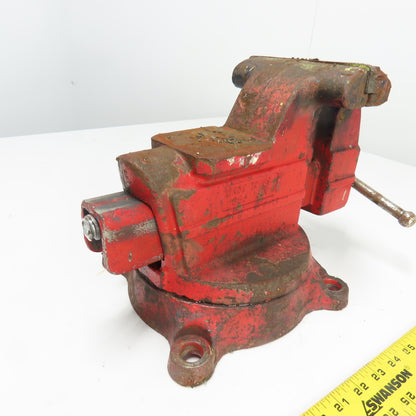 Wilton 656 Heavy Duty Bench Vise Swivel Base Made in USA 6" Jaw x 6" Open