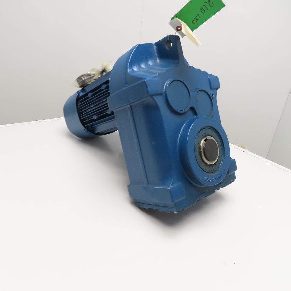Sew FA77/GDRE100LC4BE5HR 14.06:1 Ratio 124RPM Gear Motor 5Hp 230/460V W/ Brake