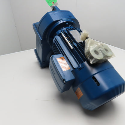Sew FA77/GDRE100LC4BE5HR 14.06:1 Ratio 124RPM Gear Motor 5Hp 230/460V W/ Brake