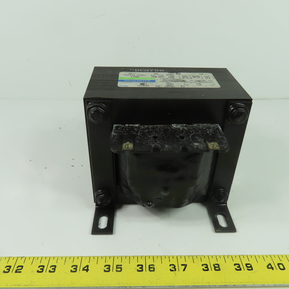 HEVI-DUTY T750 .750 KVA Control Transformer 220-480V Pri 110/115/120V Sec
