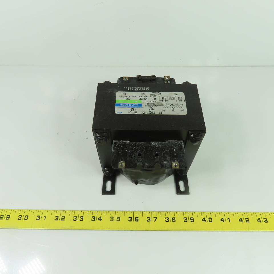 HEVI-DUTY T750 .750 KVA Control Transformer 220-480V Pri 110/115/120V Sec