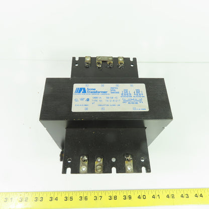 Acme TA-2-81217 1000VA Control Transformer 220-480V Pri 110/115/120V Sec