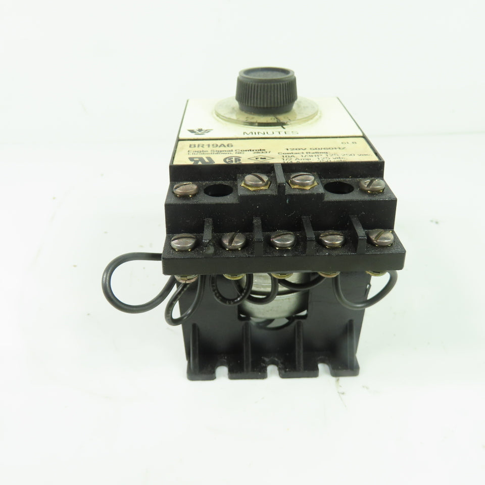 Eagle Signal Controls BR19A6 Time Delay Relay Timer 120V 50/60Hz