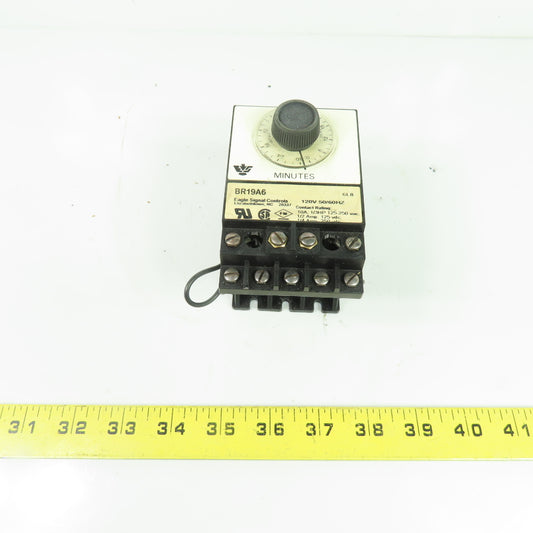 Eagle Signal Controls BR19A6 Time Delay Relay Timer 120V 50/60Hz