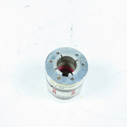 R+W 4280 EK6/20/A/14/20+CLAV Elastomer Jaw Aluminum Coupling 17mm x 20mm Bores