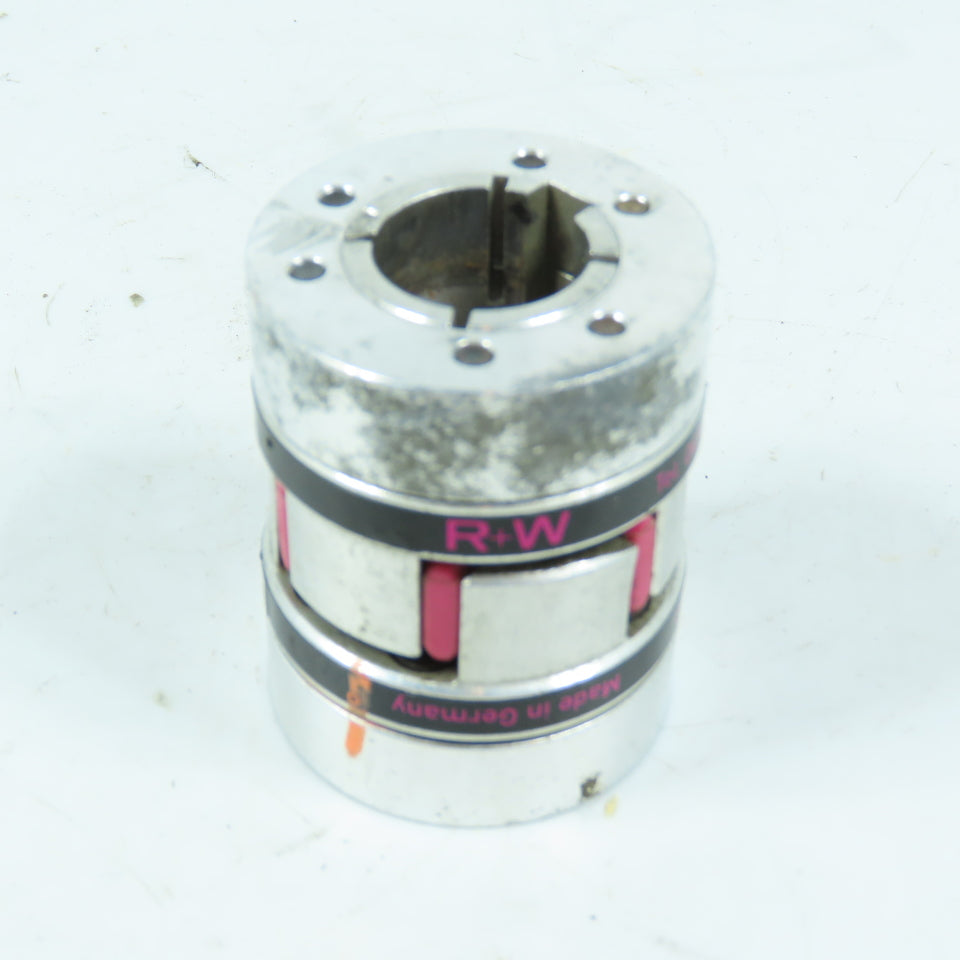 R+W 4280 EK6/20/A/14/20+CLAV Elastomer Jaw Aluminum Coupling 17mm x 20mm Bores