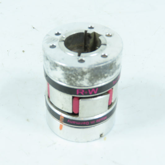R+W 4280 EK6/20/A/14/20+CLAV Elastomer Jaw Aluminum Coupling 17mm x 20mm Bores