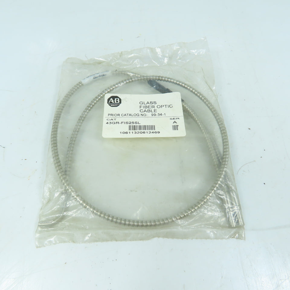 Allen-Bradley 43GR-FIS25SL Glass Fiber Optic Cable Metal Armor