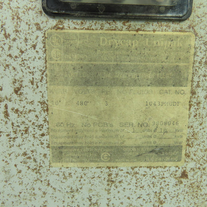 Drycap Unipak 1043PMUDF 10kVAR 480V 3Ph Power Factor Correction Capacitor