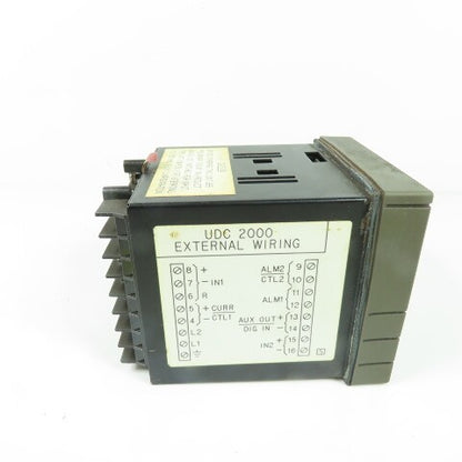 Honeywell DC200E-2-000-100000-W UDC2000 Mini-Pro Digital Process Controller 120V