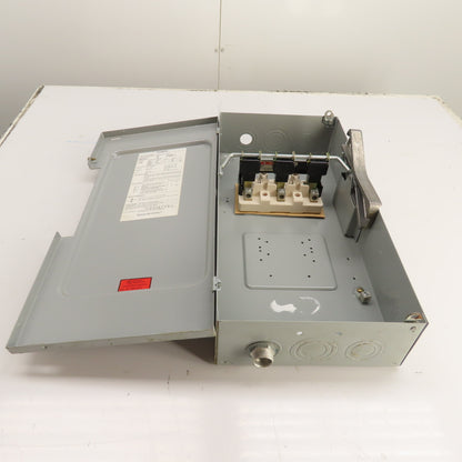 Siemens NF353 3-Pole Non-Fusible Heavy Duty Disconnect Safety Switch 100A 3PH