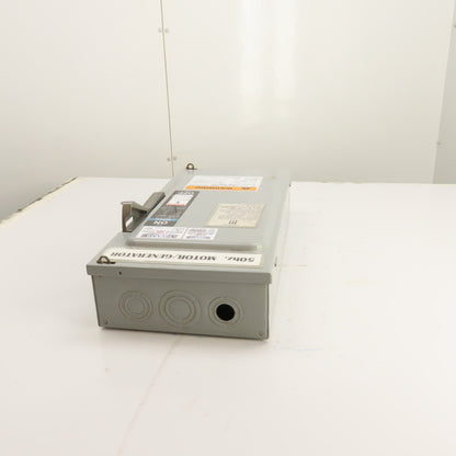Siemens NF353 3-Pole Non-Fusible Heavy Duty Disconnect Safety Switch 100A 3PH