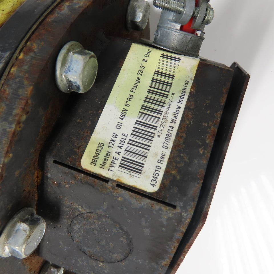 Watlow 6-29-*02-1 12KW 480V Oil Heater 8 Inch Flange From TempTek V10-21000