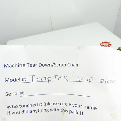 TempTEK V10-21000 3 Gallon Industrial Process Fluid Tank Reservoir w/ Valves