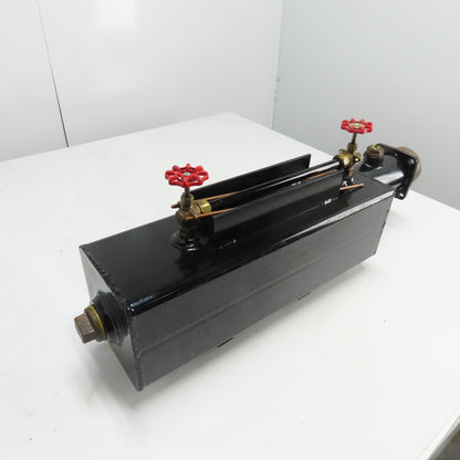 TempTEK V10-21000 3 Gallon Industrial Process Fluid Tank Reservoir w/ Valves