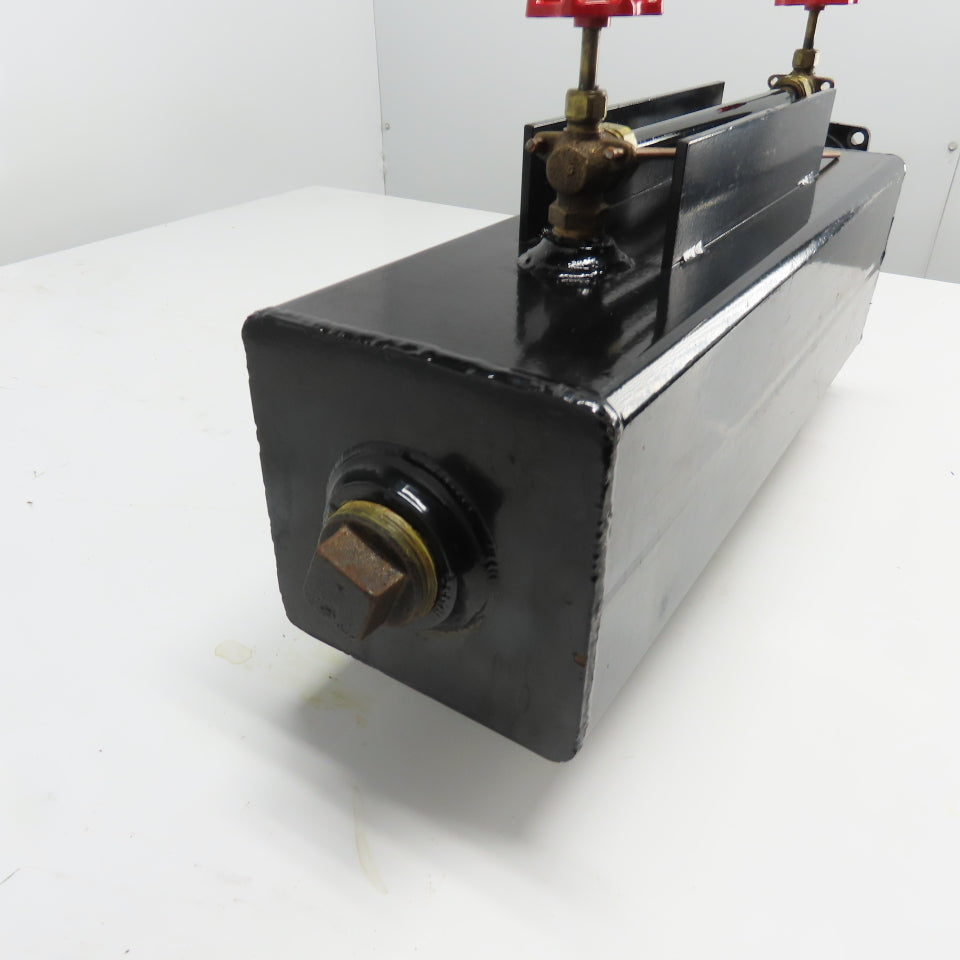 TempTEK V10-21000 3 Gallon Industrial Process Fluid Tank Reservoir w/ Valves