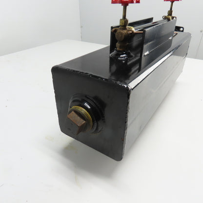 TempTEK V10-21000 3 Gallon Industrial Process Fluid Tank Reservoir w/ Valves
