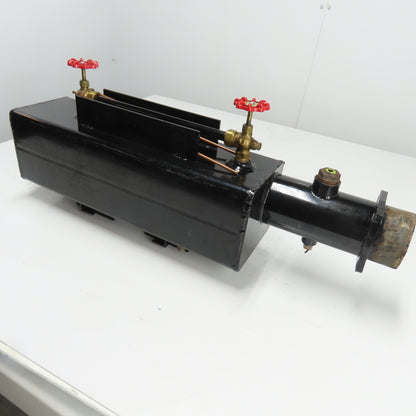 TempTEK V10-21000 3 Gallon Industrial Process Fluid Tank Reservoir w/ Valves