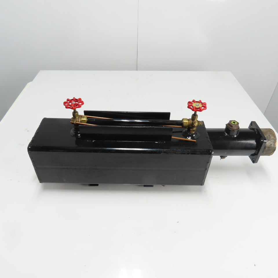 TempTEK V10-21000 3 Gallon Industrial Process Fluid Tank Reservoir w/ Valves